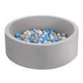 Grey soft foam ball pit with 200 balls