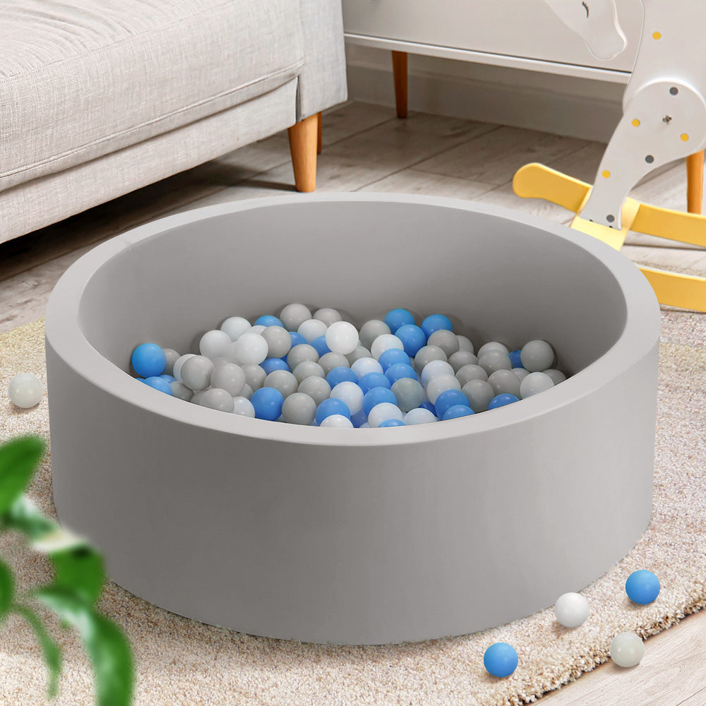 Grey soft foam ball pit with 200 balls – view 8