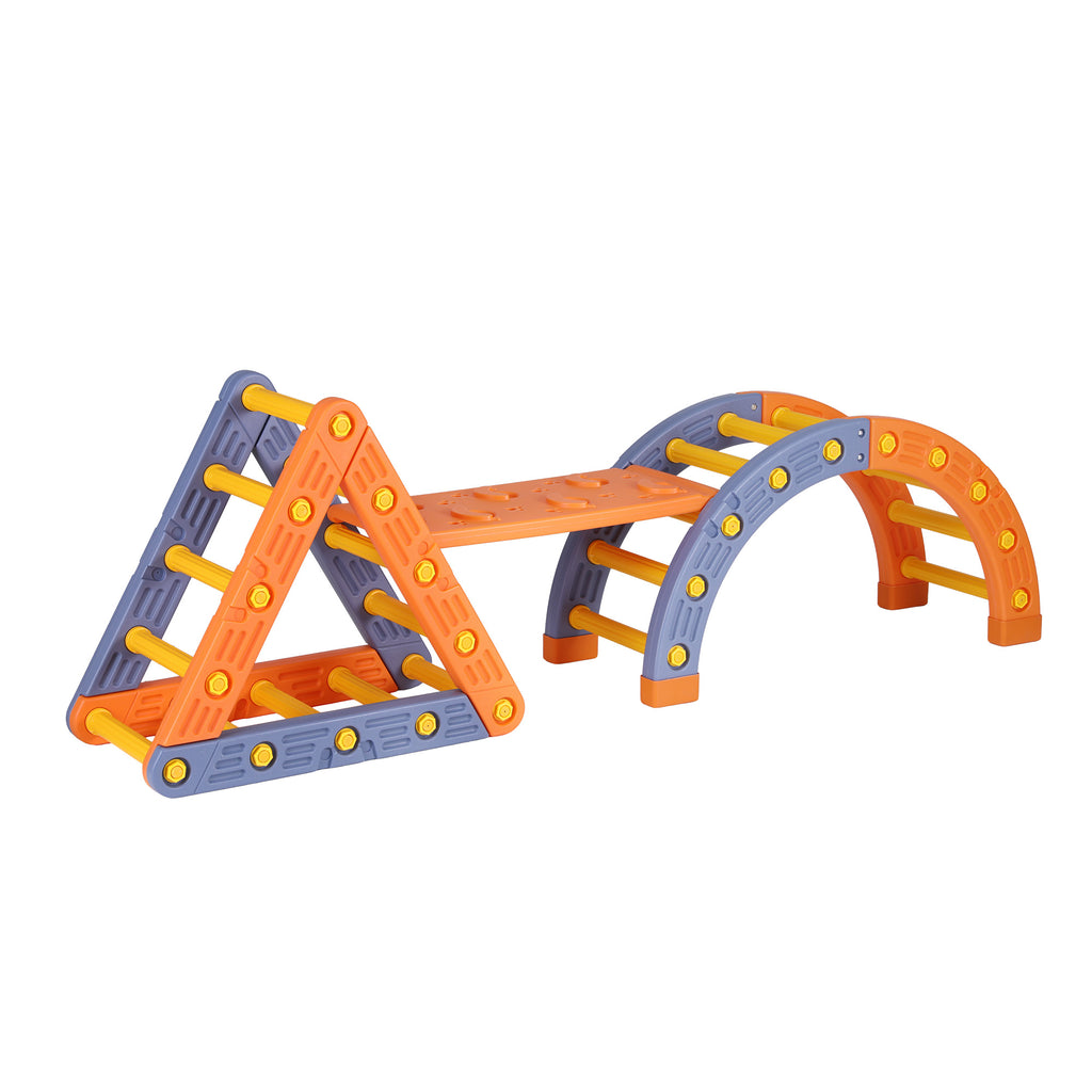 5-in-1 toddler climbing frame and slide set – view 4