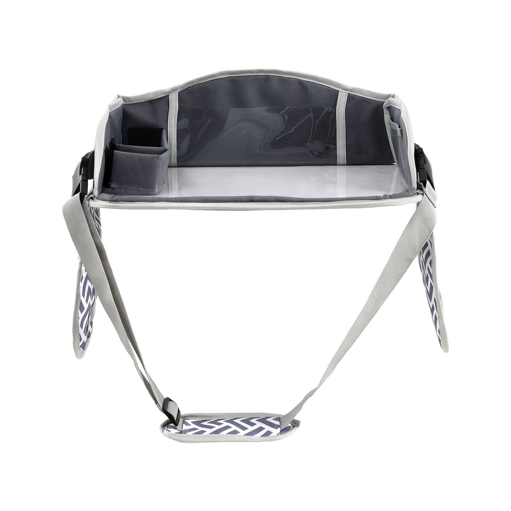 Kids travel tray car seat lap desk in grey – view 3