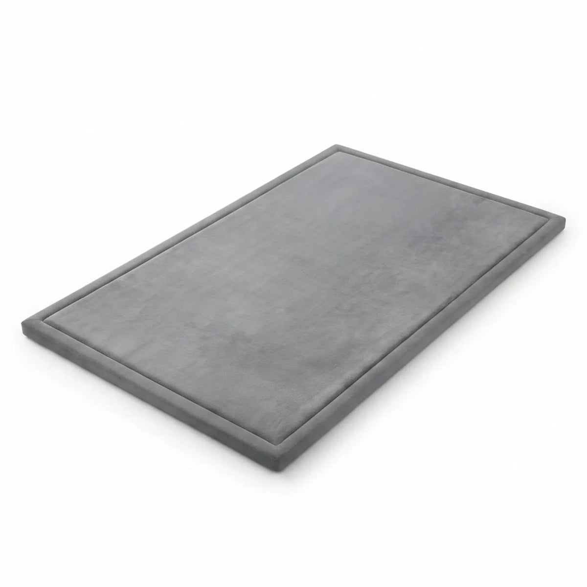 Large thick foam baby play mat 150 x 200 cm in grey – view 9